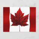 Recherche de drapeau du canada cartes postales Feuille