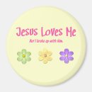Recherche de jésus vous aime magnets Fleur