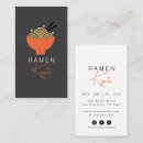 Zoek naar japans restaurant visitekaartjes Ramen