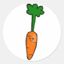 Recherche de carotte mignonne autocollants Vert