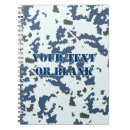Zoek naar camouflage notitieboeken Blauw