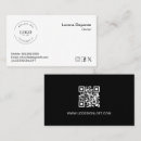 Recherche de gen cartes visite Code qr
