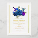 Recherche de blue and gold invitations Vintage