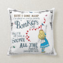 Recherche de chapelier fou coussins Alice