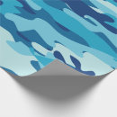 Recherche de camouflage bleu papier cadeau Marine