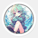 Zoek naar anime meisje stickers Koel