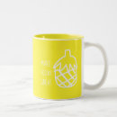 Recherche de ananas moderne tasses Jaune