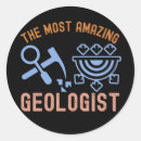 Recherche de géologue autocollants Professeur de géologie