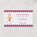 Recherche de fille de danse cartes visite Ballet