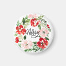 Recherche de fleur rouge magnets Rose