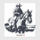 Zoek naar paardrijden stickers Cowboy