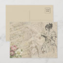Recherche de femme lisant cartes postales Pour tous