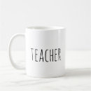 Recherche de simplicité tasses Noir et blanc