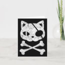 Recherche de chat pirate vœux cartes Jack o' lantern