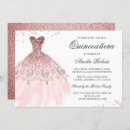 Zoek naar rose quinceanera invitations Jurk