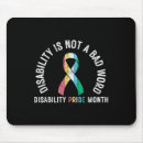 Recherche de handicap tapis souris Non
