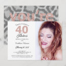 Recherche de fourrure invitations Girly