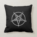 Recherche de satan coussins Noir