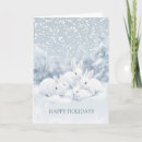 Recherche de lapin neige vœux cartes Sapin