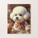 Recherche de bichon frise puzzles Chien