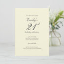 Recherche de 21ème invitations Chic