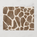 Recherche de motif de girafe cartes postales Animal