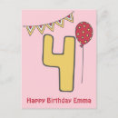 Recherche de 4ème anniversaire cartes Enfants