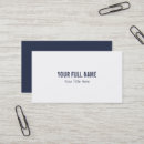 Recherche de bleu et blanc cartes visite Masculin