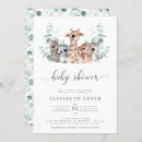 Recherche de jungle animals baby shower invitations Sauvage