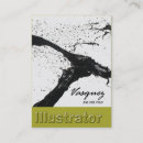 Zoek naar illustrator visitekaartjes Schilderij