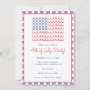 Recherche de drapeau américain patriotique invitations Aquarelle
