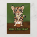 Recherche de tigre anniversaire cartes Animaux