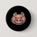 Recherche de porc rose badges Animaux de ferme
