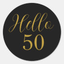 Recherche de anniversaire 50 autocollants Cinquantième