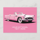 Recherche de voiture rose cartes postales Voitures
