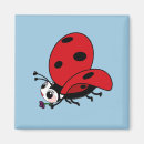 Recherche de coccinelle rose magnets Insecte