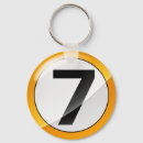 Recherche de numéro 7 porteclés Sept