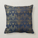 Recherche de egyptien coussins Bleu