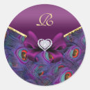Recherche de peacock wedding autocollants Violet