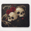 Recherche de crânes roses tapis souris Fleur