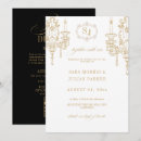 Recherche de baroque mariage invitations Monogramme