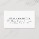 Recherche de retour cartes visite Simple