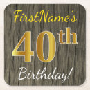 Zoek naar veertigste onderzetters 40 jaar oud