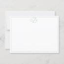 Recherche de monogramme moderne vœux cartes Monogrammé
