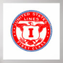 Recherche de paquebots posters Vintage