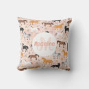 Recherche de licorne rose coussins Magique
