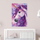 Zoek naar paarse eenhoorn posters Schattig