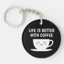 Recherche de café kawaii porteclés Drôle
