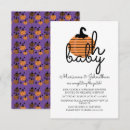 Recherche de bébé citrouille invitations Mixte