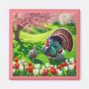 Recherche de dinde refrigérateur magnets Coloré